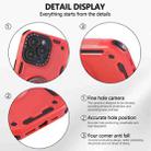 For iPhone 11 Three-core Mecha 360 Degree Rotation Magnetic Holder Phone Case(Red) - 3