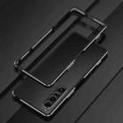 For Sony Xperia 1 VII Aurora Series Lens Protector + Metal Frame Phone Case(Black Silver) - 2