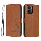 For HMD Fuison Litter Panda Embossing RFID Leather Phone Case with Lanyard(Brown) - 2