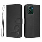 For HMD Pulse Pro / Pulse / Pulse+ Litter Panda Embossing RFID Leather Phone Case with Lanyard(Black) - 2