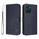 For HMD Pulse Pro / Pulse / Pulse+ Litter Panda Embossing RFID Leather Phone Case with Lanyard(Blue) - 2