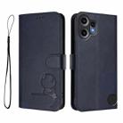 For Nothing CMF Phone 2 Pro Litter Panda Embossing RFID Leather Phone Case with Lanyard(Blue) - 2