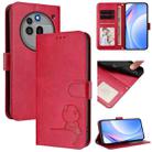 For Nothing Phone 3a Pro Litter Panda Embossing RFID Leather Phone Case with Lanyard(Rose Red) - 1