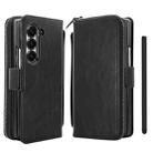 For Samsung Galaxy Fold5 VIETAO Magnetic Buckle RFID Wallet Leather Phone Case(Black) - 1