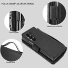 For Samsung Galaxy Fold5 VIETAO Magnetic Buckle RFID Wallet Leather Phone Case(Black) - 2