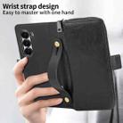 For Samsung Galaxy Fold5 VIETAO Magnetic Buckle RFID Wallet Leather Phone Case(Black) - 3