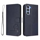 For ZTE nubia S 5G A403ZT Litter Panda Embossing RFID Leather Phone Case with Lanyard(Blue) - 2