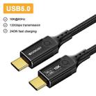 DOONJIEY DJUSB519GR 120Gbps Type-C 16K HD Projection Conversion Cable(Black) - 2