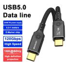 DOONJIEY DJUSB519GR 120Gbps Type-C 16K HD Projection Conversion Cable(Black) - 4