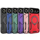 For iPhone 17 Air Large Window MagSafe Holder Phone Case(Purple) - 2