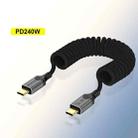 DOONJIEY DJUSB510GR 80Gbps Type-C 16K HD Projection Spring Conversion Cable(Black) - 2