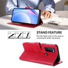 For TCL 30 XL T701DL Litter Panda Embossing RFID Leather Phone Case with Lanyard(Rose Red) - 3