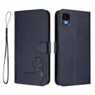 For TCL 30 Z / 30 LE T602DL Litter Panda Embossing RFID Leather Phone Case with Lanyard(Blue) - 2