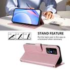 For TCL 40 R 5G / Sharp Aquos V6 Litter Panda Embossing RFID Leather Phone Case with Lanyard(Pink) - 3