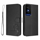 For TCL 50 5G / 50 XE NxtPaper / 50 XE Litter Panda Embossing RFID Leather Phone Case with Lanyard(Black) - 2