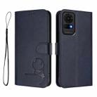 For TCL 50 LE T510SPP / K23/ K24 Litter Panda Embossing RFID Leather Phone Case with Lanyard(Blue) - 2