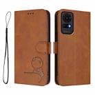 For TCL 50 LE T510SPP / K23/ K24 Litter Panda Embossing RFID Leather Phone Case with Lanyard(Brown) - 2