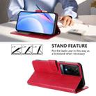For TCL 50 XE Litter Panda Embossing RFID Leather Phone Case with Lanyard(Rose Red) - 3