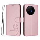 For TCL 50 XL / 50 XL NxtPaper 5G Litter Panda Embossing RFID Leather Phone Case with Lanyard(Pink) - 2