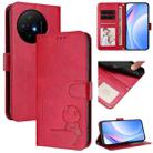 For TCL 50 XL / 50 XL NxtPaper 5G Litter Panda Embossing RFID Leather Phone Case with Lanyard(Rose Red) - 1