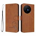For TCL 50 XL / 50 XL NxtPaper 5G Litter Panda Embossing RFID Leather Phone Case with Lanyard(Brown) - 2
