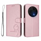 For TCL 60 NxtPaper Litter Panda Embossing RFID Leather Phone Case with Lanyard(Pink) - 2