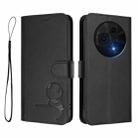 For TCL 60 NxtPaper Litter Panda Embossing RFID Leather Phone Case with Lanyard(Black) - 2