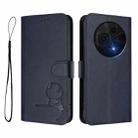 For TCL 60 NxtPaper Litter Panda Embossing RFID Leather Phone Case with Lanyard(Blue) - 2