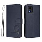 For TCL 303 Litter Panda Embossing RFID Leather Phone Case with Lanyard(Blue) - 2
