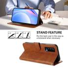 For TCL Stylus 5G Litter Panda Embossing RFID Leather Phone Case with Lanyard(Brown) - 3