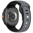 For Samsung Galaxy Watch8 / Wacth8 Classic xDfind Dual Color Silicone Watch Band(Black Green) - 2
