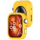 For Huawei Watch Fit 4 Soft Silicone Watch Protective Cover(Yellow) - 2