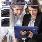 For Lenovo Xiaoxin Pad 11 2025 Rotatable Holder Silicone Hybrid PC Tablet Case with Shoulder Strap(Navy Blue) - 3