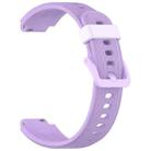 15mm Children Smart Watch Silicone Watch Band(Purple) - 3