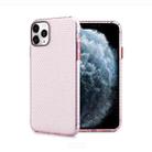 For iPhone 12 Pro Max Honeycomb Shockproof TPU Case(Pink) - 1