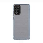 For Samsung Galaxy Note20 Honeycomb Shockproof TPU Case(Blue) - 1