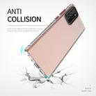 For Samsung Galaxy Note20 Honeycomb Shockproof TPU Case(Transparent Red) - 2