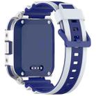 16mm Children Smart Watch Two Color Silicone Watch Band(Mecha Blue) - 2