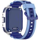 16mm Children Smart Watch Two Color Silicone Watch Band(Dark Blue Light Blue) - 2