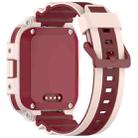 16mm Children Smart Watch Two Color Silicone Watch Band(Cherry Red) - 2