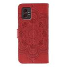For Samsung Galaxy XCover7 Pro Sun Mandala Embossing Pattern Phone Leather Case(Red) - 3