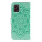 For Samsung Galaxy XCover7 Pro Sun Mandala Embossing Pattern Phone Leather Case(Green) - 3