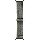 For Samsung Galaxy Watch8 / Watch8 Classic Wave Pattern Nylon Braided Watch Band(Army Green) - 3
