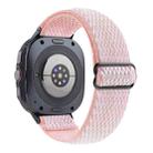 For Samsung Galaxy Watch8 / Watch8 Classic Wave Pattern Nylon Braided Watch Band(Pink) - 2