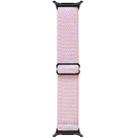 For Samsung Galaxy Watch8 / Watch8 Classic Wave Pattern Nylon Braided Watch Band(Pink) - 3