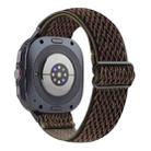 For Samsung Galaxy Watch8 / Watch8 Classic Wave Pattern Nylon Braided Watch Band(Dark Green) - 2