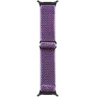 For Samsung Galaxy Watch8 / Watch8 Classic Wave Pattern Nylon Braided Watch Band(Lilac) - 3