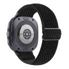 For Samsung Galaxy Watch8 / Watch8 Classic Wave Pattern Nylon Braided Watch Band(Black) - 2