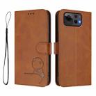 For Asus Zenfone 12 Ultra Litter Panda Embossing RFID Leather Phone Case with Lanyard(Brown) - 2