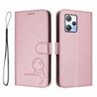 For Blackview A53 Litter Panda Embossing RFID Leather Phone Case with Lanyard(Pink) - 2